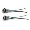 iJDMTOY 912 920 921 T15 Nylon Base Socket/Base w/Pigtail Wiring Harness As Repair, Replacement or Retrofit