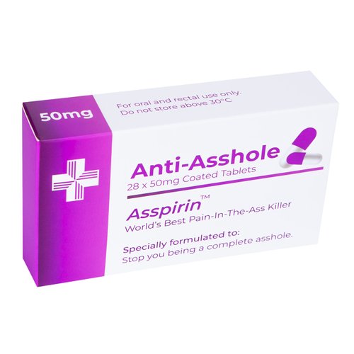 Funny Joke Pill Box Prank - Gag Gifts for Men & Women – Funny Gifts for Him or Her – Unique Inappropriate Novelty Gift – Birthday Gifts for Women – Rude Silly Presents for Boyfriend Dad Uncle