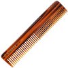 Altesse 11043 Fine Tooth Comb Pocket Comb Tortoiseshell Hair Styling Comb for Men (5.5") and Fine Tooth Combs for Women Essential Facial Hair Detangling Comb For Beard Kit for Men Handmade in France