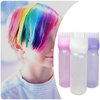 Tenalleys 3 Pack Hair Dye Brush Root Comb Applicator Bottle, 6 Ounce Hair Dye Bottle with Graduated Scale for Hair Bleach, Hair Dye,Hair Care(Pink, Purple, White)