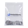 M6 Flat Washer, 18-8 (304) Stainless Steel Washers Flat, 100PCS