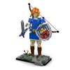 Breath of The Wild Building Block Kit, Game Character Model Toys,Micro Hyrule Building Blocks Set(490Pcs),Unique BOTW Decorations and Building Toys Gifts,Game Fans Gift,2023 New(Link Action Figure)