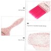 BIUDECO 2 sets Barber Kit Color Tool of Mini Bowls Hair & Tinting Professional Dressing Dying Bleaching Glitter Hairdressing And Dye Home Pink Mixer Tail Comb Brush Brush&