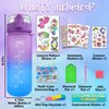 EDsportshouse Decorate Your Own Water Bottle Kits for Girls Age 4-6-8-10,Unicorn Gem Painting Crafts,Fun Arts and Crafts Gifts Toys for Girls Birthday Christmas(Unicorn)