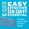 E-Cloth Deep Clean Mop Head, Microfiber Mop Head Replacement for Floor Cleaning, Great for Hardwood, Laminate, Tile and Stone Flooring, Washable and Reusable, 100 Wash Guarantee, 1 Pack