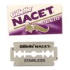 25 NACET STAINLESS Double Edge Razor Blades