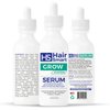 HairSmart - Hair Growth Serum for Thinning Hair with Ayurvedic Herbs, Keratin. Treatment for Accelerating Hair Growth, Rejuvenating hair and Strengthening Roots for Men and Women, Pack of 3