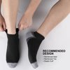 Heatuff Men’s Ankle Socks Cushioned Moisture Wicking Low Cut Casual Socks (10 Pairs)