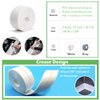 2 Pack Caulk Strip, 1.5" x 10.5Ft PVC Self Adhesive Caulk Tape, Sealing Waterproof Silicone Tape for Bathroom Bathtub Kitchen Toilet Wall Windows