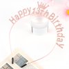 Atoden 13th Birthday Decorations for Girls Rose Gold 13 Year Old Tiara Crown Headbands for Girls Head Band 13th Birthday Gifts for Girls