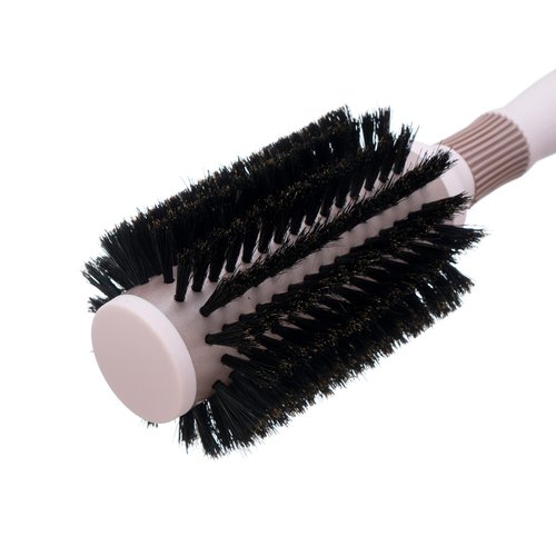 Professional Round Brush for Blow Drying Ceramic Ion Thermal Barrel Brush for Styling, Curling, Strengthening Argan Oil Hair Brush for Women & Men 1.38 Inch
