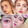 6 Sheets Eye Face Body Gems Jewels Rhinestone Temporary Tattoo Nail Art Stickers, Self Adhesive Crystal Rainbow Makeup Mobile PC Diamonds Face Stick Gems for Party Body Rhinestone