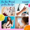 Blossom On the Mend Restoring Scented Portable Cuticle Oil Tube for Travel with Brush Tip, Infused with Real Flowers, 0.34 fl. oz/10ml, Hibiscus