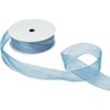 Jillson Roberts Bulk 1-1/2-Inch Sheer Ribbon, Pastel Blue, 100 Yard Spool (BFR3201)