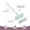 Kinghood Double Edge Safety Razor for Men & Women, Eco Friendly Women Razor for Body & Face, Zero Waste and Plastic Free - Reusable Razor with 10 Blades (Mint Green)