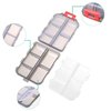Zuihug 1Pack Travel Pill Organizer - 10 Compartments Pill Case, Compact and Portable Pill Box, Perfect for On-The-Go Storage, Pill Holder for Purse Gray