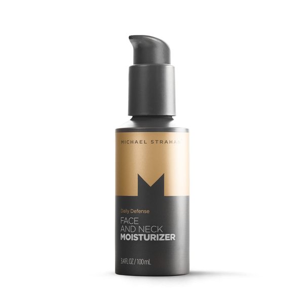 Michael Strahan Face and Neck Moisturizer Men’s Grooming and Skincare for Dry, Sensitive Skin | Anti-aging, Hydrating Facial Moisturizing Cream | 3.4 Fl. Oz