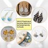 St.Kunkka 600Pcs Hypoallergenic Earring Hooks, Black Earring Making Kit, Earring Making Supplies with Earring Backs and Jump Rings for Jewelry Making (Black)