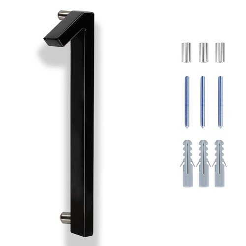 5 Inch House Numbers for Outside, Metal Modern Floating House Numbers, Garden Door Mailbox Decor Number with Nail Kit, Visibility Signage (Black 1)