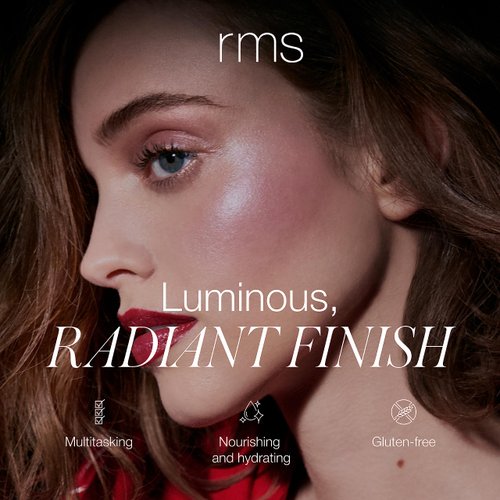 RMS Beauty Luminizer Highlighter - Creamy Light-Reflective Organic Face Makeup Palette for Dewy, Glowing & Nourished Skin - Living (0.17 Ounce)