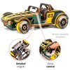 WOODEN.CITY Engineering DIY Wooden Model to Built - Model Car Kits - Premium 3D Wooden Puzzles for Adults - Detailed Model Kits for Enthusiasts and Collectors (Roadster Model Car Kits)