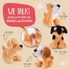 Plush Puppies Set for Toddlers Toys | 4 Plush Talking Animals | 4 Plush Stuffed Puppy Dogs | Plush Stuffed Puppies | Bulk Assorted Puppies | Baby Stuffed Animals