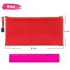 Tamaki 12 Pack Zipper Pencil Pouch Pencil Bags, Zipper Pencil Pouches Bulk, Waterproof Pencil Case, for Organizing Storage Office Supplies Bills Cosmetics Travel Accessories