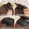 LALAFINA 1 Set of Invisible Fluffy Hair Clips, Volume Hair Base Bump Up Hair Clips Sponge Bun Hair Pad Accessories for Women Girls