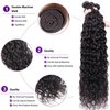 Water Wave Bundles Human Hair 1 Bundle 10A Brazilian 100% Unprocessed Virgin Human Hair Wet and Wavy Bundles Water Curly Weave Human Hair Extensions Natural Black (22 Inch)