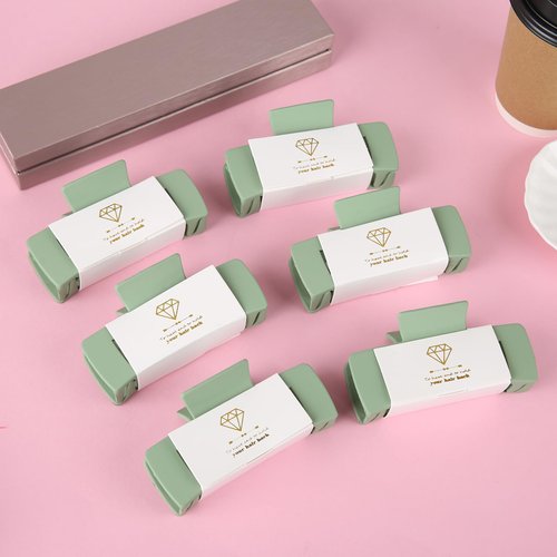 24pcs Bridesmaid Scrunchies Proposal Gifts 4.1inch square Hair Claws Bachelorette Claw Clip Matte Hair Clips Heart Shaped Sunglasses Girls Stuff Cute Hair Clips for Wedding Party Favors(Sage Green)