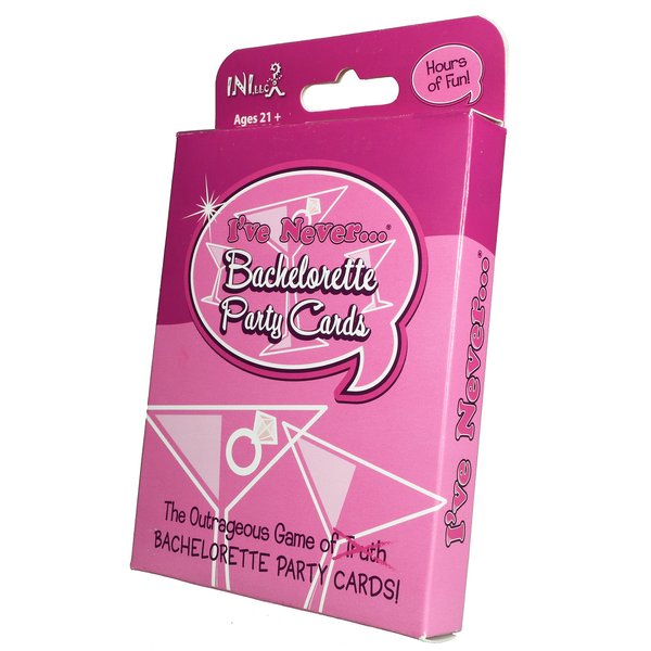 I've Never...? Bachelorette Party Cards – Fun Party Game for The Bride and Bridal Party