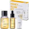 COSRX Honey Glow Kit | Facial Toner, Serum, Cream with Propolis Extract | Deep Moisture, Hydration, Nourishment | Travel Size Set, Gift Set, Korean Skincare, Not Tested on Animals, Paraben Free