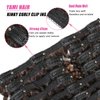 YAMI Kinky Curly Clip in Hair Extensions Human Hair for Black Women Kinky Curly Hair 10Pcs Clips Triple Weft Human Hair 3C 4A Curly Clip in Extensions 120g Kinky Curly Clip Ins (P4/30,14 inch)