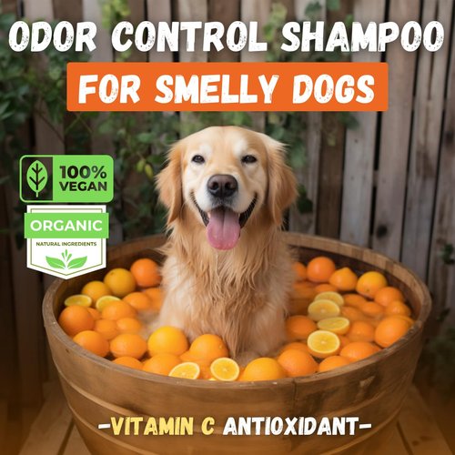 Kelebs Dog Shampoo for Smelly Dogs, Natural Dog Deodorizing Shampoo Bar with Citrus Essential Oils | Eco-Friendly | Zero Plastic Waste | Vegan | 9 Bars - Value Pack