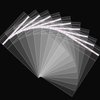 QINGZHE 240Pcs Clear Self Sealing Cellophane Bag 4x6 Inches 1.4 Mils Clear Plastic Bags Reusable Self Adhesive Cello OPP Bags for Candy, Bakery Cookie Bags, Treat, Jewelry, Cards