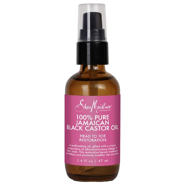Sheamoisture Head To Toe Oil and Hair Oil for Dry Hair and Skin Jamaican Black Castor Oil Paraben Free Hair Oil, Body Oil 1.6 oz