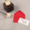 100 Pieces Mini Christmas Envelopes V Flap Small Envelopes with Gold Border for Blank Note Cards, Business Gift Cards (Red/Dark Green) (4 x 2.7 Inches)