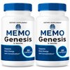 (2 Pack) MemoGenesis – Daily Support Formula with a Natural Blend to Help Maintain Clarity, Focus & Everyday Alertness | Easy-to-Swallow Memo Genesis Pills for Everyday Use (120 Capsules)