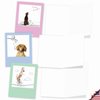 The Best Card Company - 10 Blank Dog Cards Assorted (4 x 5.12 Inch) - Adorable Boxed Animal Note Cards for All Occasions - Dogs & Doodles M6582OCB