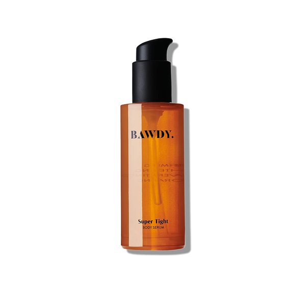 BAWDY Super Tight Body Serum - Firming + Tightening Body Serum for All Skin Types - Formulated with Icewine, Nettle, Goji to Visibly Tighten + Firm Skin (3.4oz / 100ml)