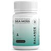 Organic Irish Sea Moss Capsules - 60 Pure SeaMoss, Bladderwrack & Burdock Root Supplement, Immune Booster, Digestive Gut Health, Healthy Skin Detox and Joints Support