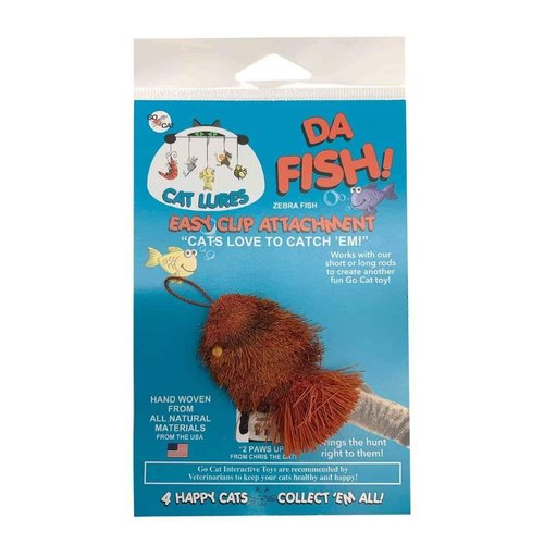 Da Goldfish Teaser Wand Cat Toy Replacement Lure by Go Cat
