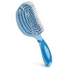 NuWay 4HAIR® DoubleC PRO® U.S. Patented Double Curved Detangling Brush is Hair Dryer Safe (Ocean Blue)