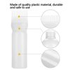 Root Comb Applicator Bottle, 160ml Hair Dye Bottle with Graduated Scale, Profssional Brush Applicator Comb Hairdressing Coloring Styling Tool (White)