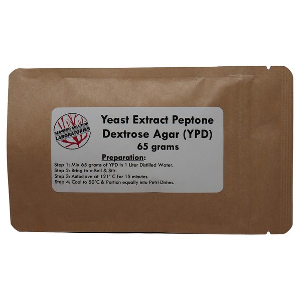 Yeast Extract Peptone Dextrose Agar (YEPD) (YPD) - 65 Grams