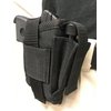 Nylon Gun Holster fits Smith & Wesson S&W 380 Bodyguard With Laser Gun Slinger Holster Black Nylon Ambidextrous Use Left or Right Hand Built In Magazine Holder Adjustable Retention Strap