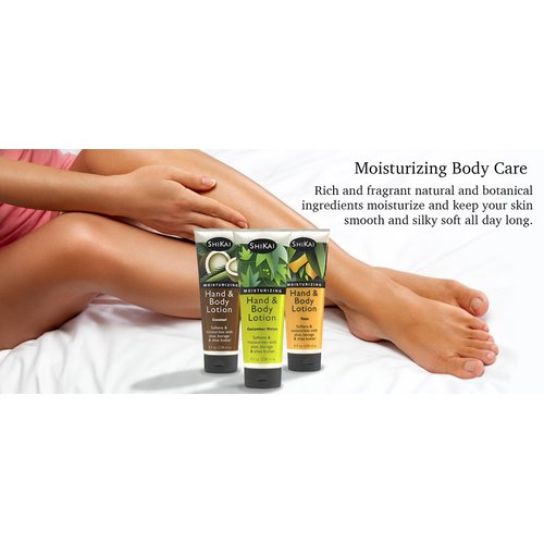 ShiKai Sandalwood Hand & Body Lotion (8oz, Pack of 3) | Daily Moisturizing Skincare for Dry and Cracked Hands | With Aloe Vera & Vitamin E