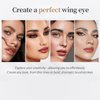 Eyebrow Pencil, Microblading Eyebrow with 4-Fork Tip Magic Brow Tattoo Pencil for Women, Waterproof, Long Lasting Eyebrow Makeup (Light coffee)