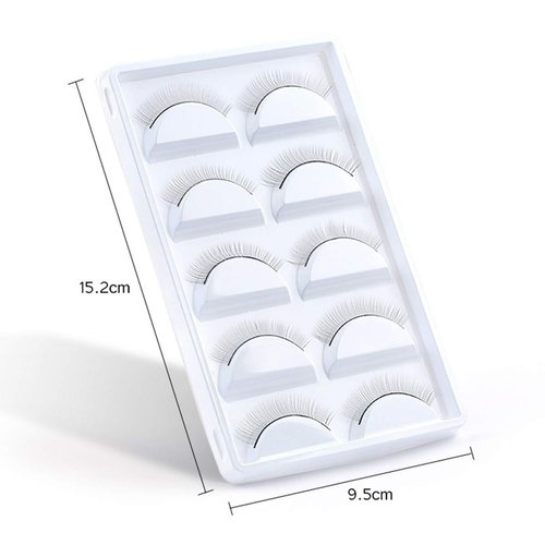 30 Pairs Practice Lash Strips Training Lashes for Eyelash Extensions Supplies Practice Eyelash Strips Lash Training Kit Lash Extension Supplies for Mannequin Head Beginner by SRCKFIZ