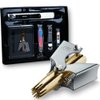 ROYAL [Made in Korea] NO Battery,5 Pcs Nose Hair Trimmer Set, Value Pack,(Nose Hair Trimmer with 4 Nail Clippers) The Best Gift for Family, (Gold&Black)